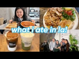 what i ate in a weekend in LA 😋🍴+ getting my first ever award 🥹🏆