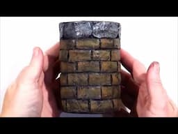 Altered Tin Can (Brick and Stone)