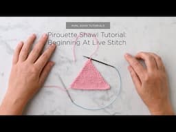 Pirouette Shawl Tutorial: Beginning At Live Stitch