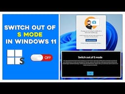 How To Switch of S Mode on Windows