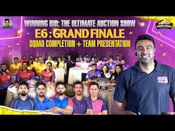 Winning Bid Season Finale | E6: The Final Showdown: Who picked the best team? | R Ashwin