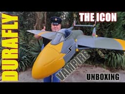 Durafly D.H.100 Vampire V3 PNF "RAF Camo Edition" 70mm EDF RC Jet EPO 1100mm UNBOXING