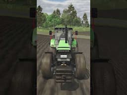 CULTIVATING MUDDY FIELD W/DEUTZ-FAHR AGROSTAR 8.31 | Farming Simulator 25 #shorts #farmingsimulator