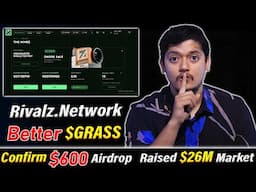 Confirmed $600 😁 - Rivalz.AI Network Airdrop Testnet Node Like $GRASS 2024 | Rivalz Raised $26M🔥