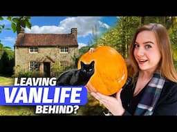 We Swapped Full Time Vanlife for a House! | Pumpkin Carving & Life Updates