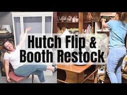 Shopping, Booth Restock, and China Hutch Flip