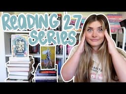 i’m in the middle of reading 27+ book series!