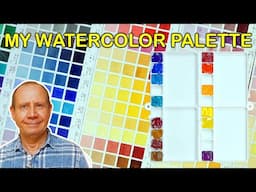 Palettes, my watercolor paints and how I use them. Watercolour painting tips for using palettes