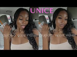 IMPRESSIVE🔥7x5 Water Wave Wig|100% GLUELESS|UNICE