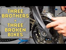 All 3 sons broke their bikes in the same week! 🤦🏻‍♂️ Wheel Truing, Hanger Straightened, Disc Brakes!