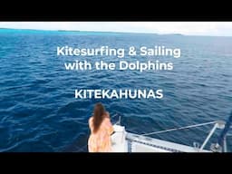 KITEKAHUNAS - Dolphins Paradise encounter Kitesurfing & Sailing Zanzibar