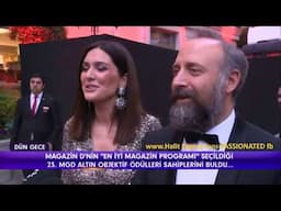 Halit & Berguzar arriving at “Magazin Gazetecileri Derneği” ceremony!!!2nd!!!TRANSLATION