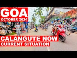 Goa - Calangute Beach Road | October 2024 | Goa Vlog | Calangute Market | Shopping |