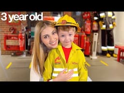 Baby Noah Becomes a REAL Firefighter in DUBAI!