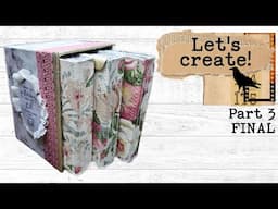 Floral Romance small journals - Final part - Let's create!