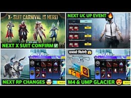 Omg ! Glacier Event 😱 A10 Royal Pass Big Changes | BGMI Next X Suit Leaks | BGMI Next UC UP Event