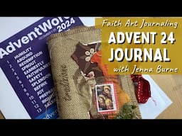 Let's get ready for Advent 24 - make an art journal with me