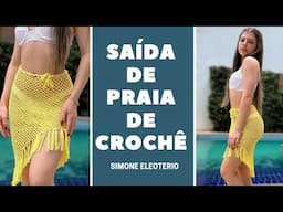 SAÍDA DE PRAIA CROCHÊ FÁCIL E ECONÔMICA Simone Eleoterio