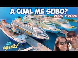 A qué crucero me subo en 2025 siendo latino?