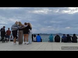 Zadar Sea organ Morske orgulje architectural sound art object located in Zadar, Croatia 