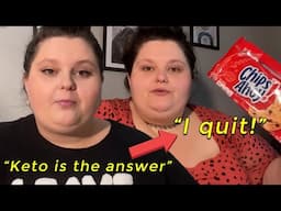 Amberlynn thinks Keto is the answer to all her problems but quits anyway