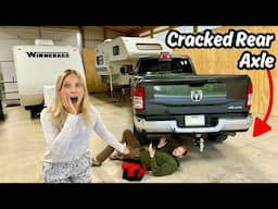 We BROKE Our Truck Axle - UNPLANNED Delays Stall Us From Leaving In Our New RV