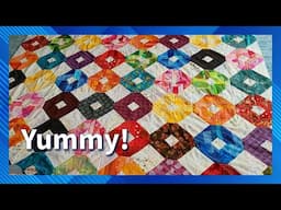 Delightful Donuts Quilt (Crumb blocks invited.)