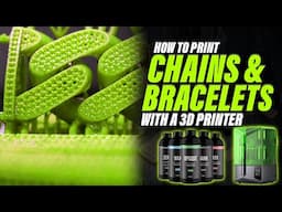 How To Print ENTIRE Chains And Bracelets With An Elegoo Saturn 4 3D Resin Printer