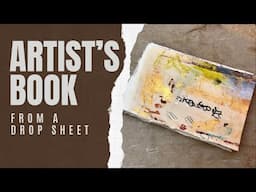 MAKING AN ARTIST'S BOOK FROM A DROP SHEET #meanderbook