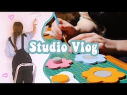 STUDIO VLOG | Air-dry Clay Projects, A Few Days in My Life, and HUGE Announcement!