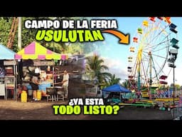 🎠CAMPO de la FERIA de las FIESTAS PATRONALES Usulutan🎡 después de la TORMENTA TROPICAL SARA🚨