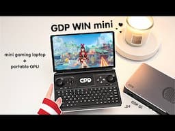 🌻a tiny【Gaming】laptop : GPD Win Mini 2024 8840U + eGPU 📦 32GB 2TB 🎮Genshin