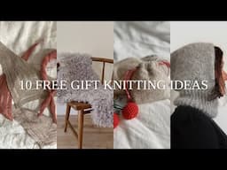 10 FREE quick gift knitting pattern ideas | 2024 gift guide for hand knit gifts