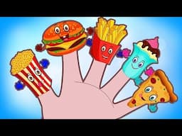 Yummy Food Finger Family | Kids Songs | Nursery Rhymes Street