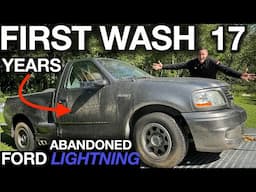 First Wash in 17 Years: Abandoned Ford Lightning Disgusting Detail Restoration. Will it Run?