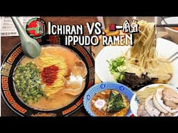 Ichiran vs. Ippudo Ramen! BEST Japanese Ramen Chain | 100 Foods to Eat Before You Die #63