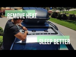 LIVING IN MY CAR: DIY Heat Ventilation System