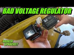 How to replace voltage regulator and solved many issues.