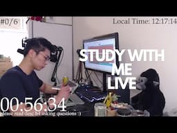 Study With Me Live Pomodoro 60/10🦍🌱