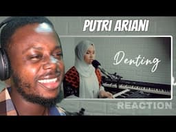 Putri Ariani - Denting (Melly Goeslaw) Cover | Reaction