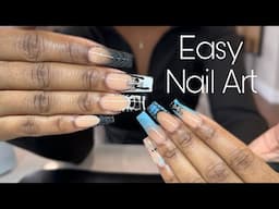 Watch Me Work: Acrylic Fill + Easy to follow Nail Art!