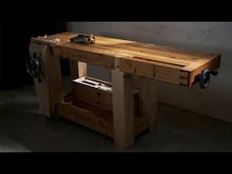 Roubo Workbench: 100 years old beams