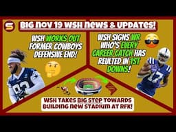 🚨WSH Worked-Out Ex-DAL DE & Signs FREAK ATHLETE WR Who's Every Catch Has Resulted in 1st Downs! +RFK