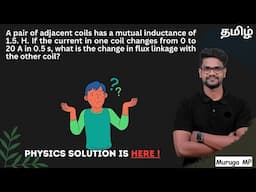 A pair of adjacent coils has a mutual inductance of 1.5. H. If the current in one coil changes from