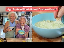 High Protein Plant-Based Cashew Pesto!