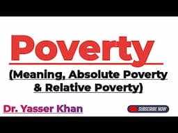 Poverty | Meaning Of Poverty | Absolute Poverty | Relative Poverty | Economics | Indian Economy