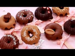 Super Easy Chocolate Donuts for Valentine's Day