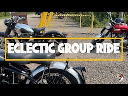 Eclectic Group Motorcycle Ride