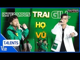 GILL - ICY Famou$ cực cháy với bản rap TRAI HỌ VŨ khuấy động vòng đối đầu | Rap Việt Live Stage