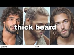 How to grow a thick beard (improve your jawline)